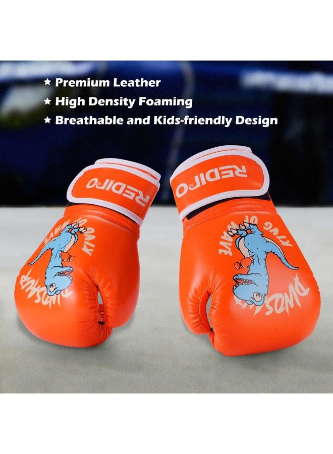 Redipo Kids Boxing Gloves for Boys and Girls, Youth Boxing Training Gloves for Kids 3-15, 4&6OZ Punching Bag Kickboxing Thai Mitts MMA Training Sparring Gloves - Image 4