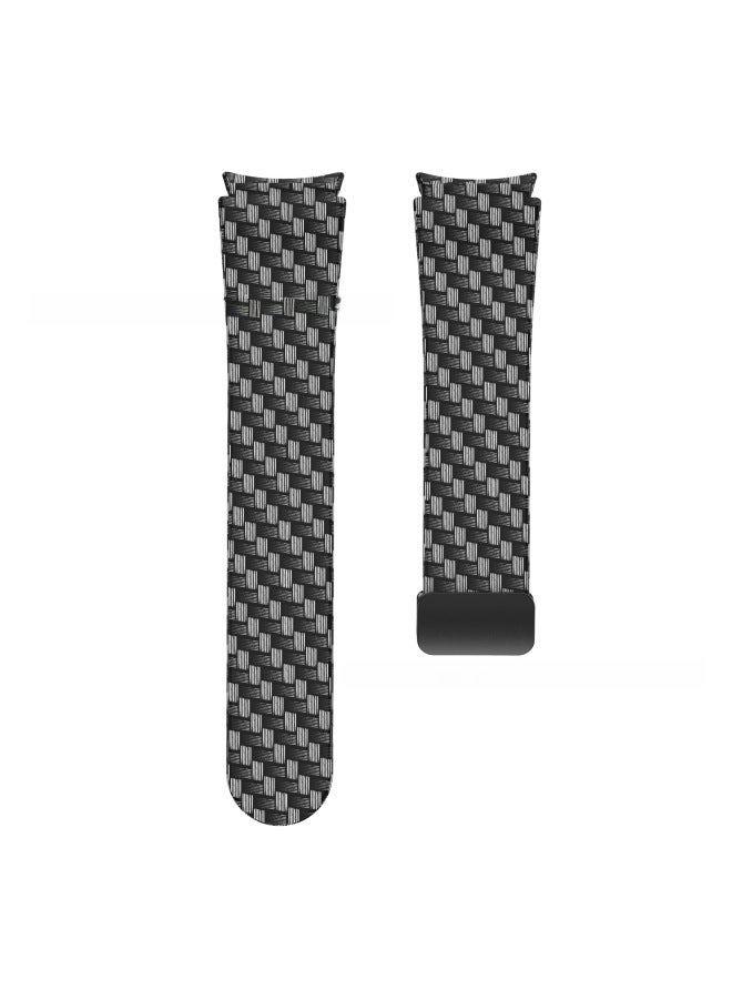 نيوترل حزام ساعة ذكي من السيليكون المطبوع مناسب لسامسونج واتش5 برو، مع مشبك مغناطيسي قابل للطي، متوافق مع واتش6/5/4 - Image 1