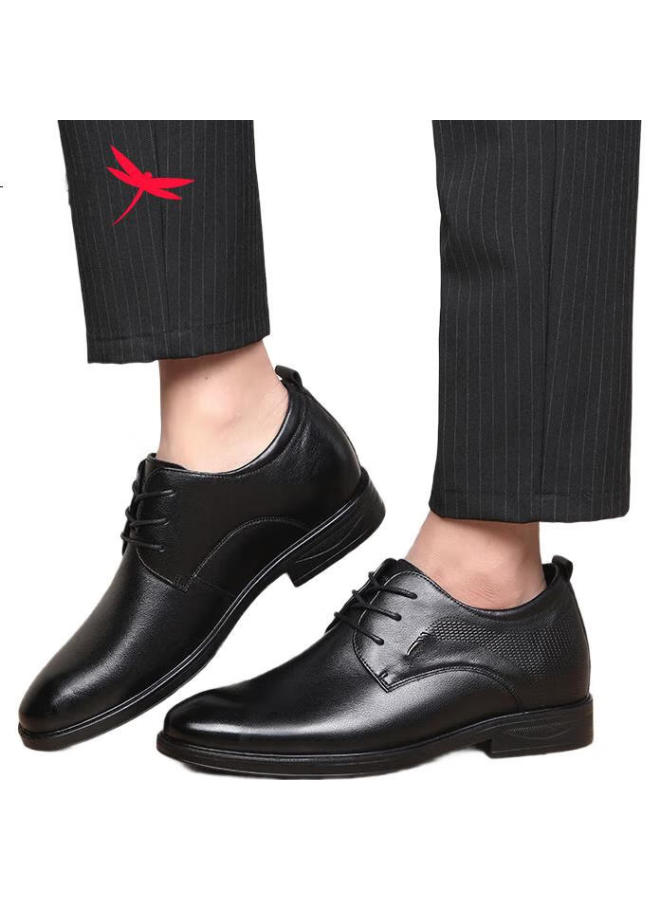 RED DRAGONFLY Hongqingting Men'S Lace-Up Flat Versatile Cowhide Casual Shoes, Business Formal Leather Shoes For Men, Wta316921 - Image 3