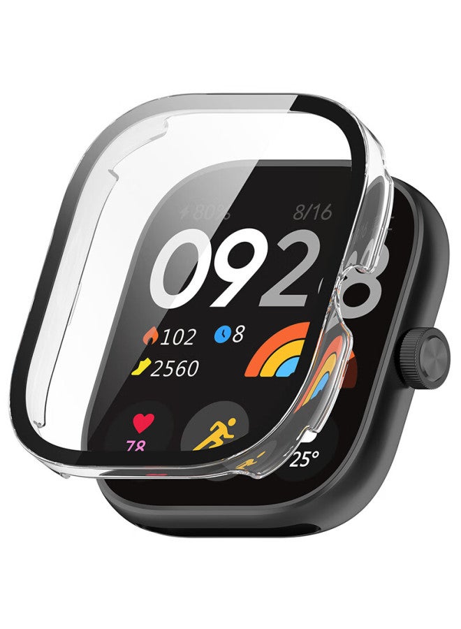 Kmaxai Protective Film And Case For Xiaomi Redmi Watch 5, All-in Full Coverage, Xiaomi Redmi Watch Dial Protector & Screen Film, Anti-scratch Hard Case, Anti-fingerprint Tempered Glass Film, Transparent - Image 2