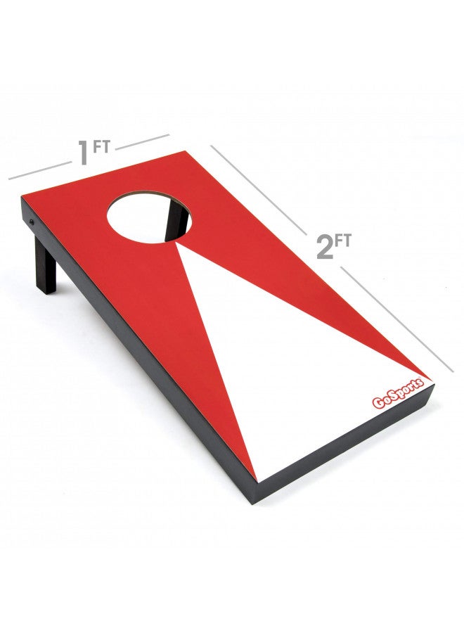 GoSports GoSports 2 ft x 1 ft Portable Size Cornhole Game Set with 6 Bean Bags - Great for Indoor & Outdoor Play (Choose Between Classic or Wood Designs) - Image 2