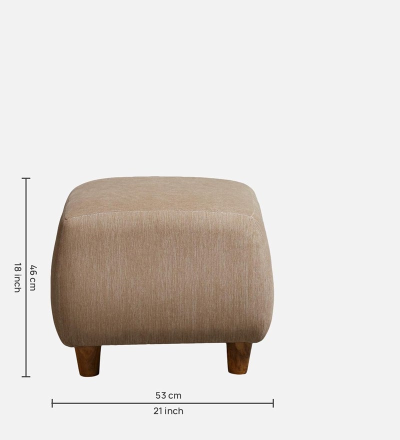 Sleepyhead Sleepyhead Yolo 1 Seater Ottoman (Fabric, Coco Brown) - Image 3