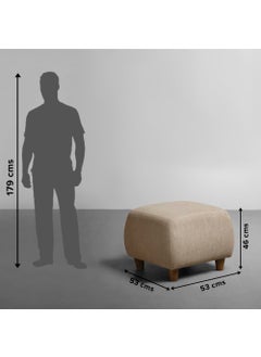 Sleepyhead Sleepyhead Yolo 1 Seater Ottoman (Fabric, Coco Brown)  - Image 2
