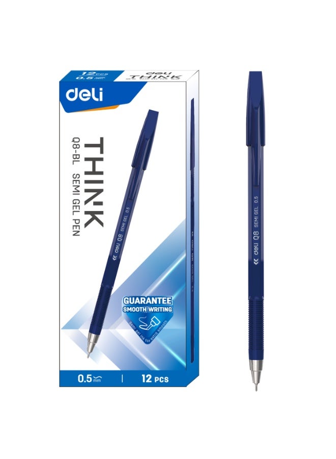 Deli Think-EQ8-BL Semi Gel pen - Image 1