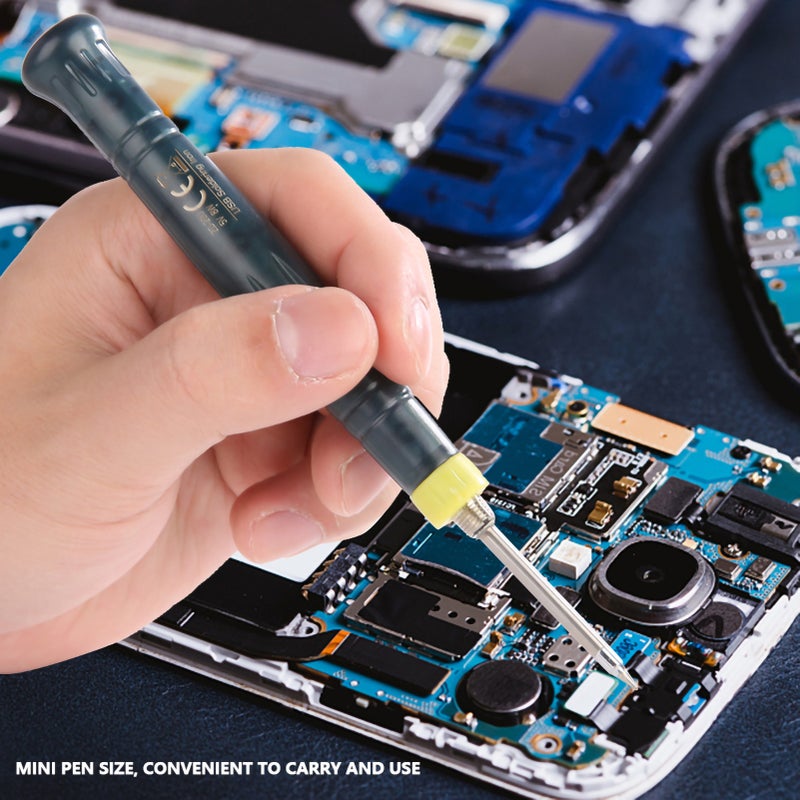 مكواة لحام كهربائية محمولة USB 5 فولت 8 وات أداة إصلاح لحام DIY SMD PCB - Image 3