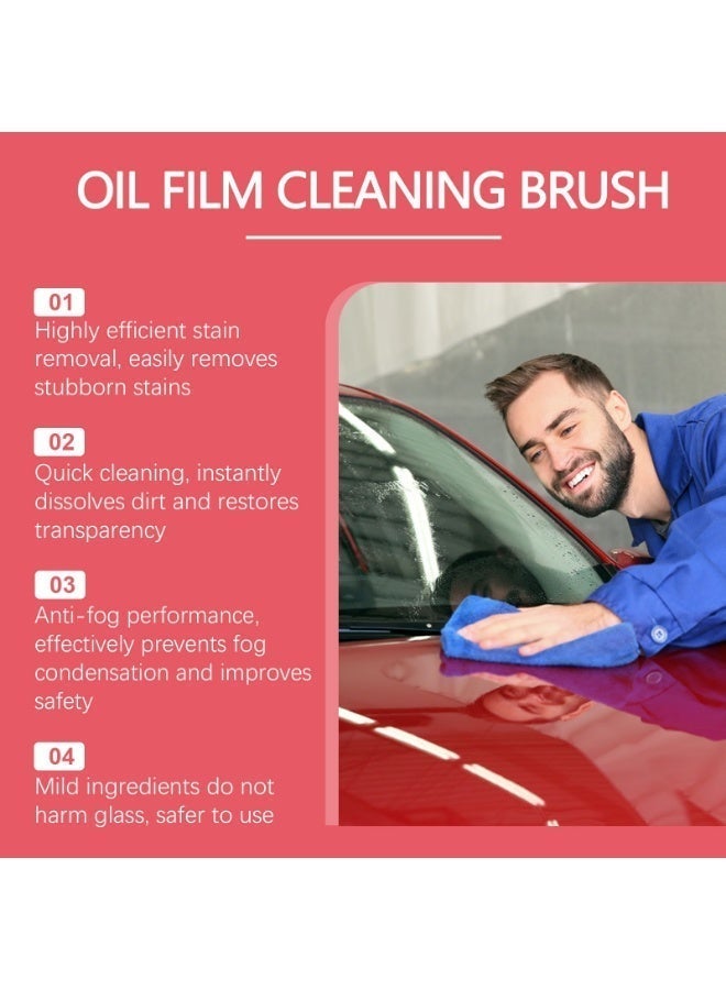 منظف ​​غشاء زيت زجاج السيارة، إزالة بقع الزجاج الأمامي، تعزيز الوضوح، تحسين الرؤية للزجاج الأمامي ومرايا الرؤية الخلفية - Image 5