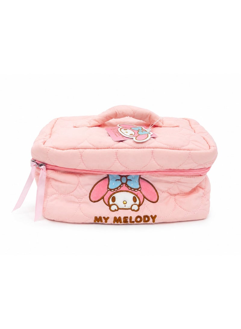 Melody Small Makeup Bag – Cute Compact Cosmetic Pouch for Daily Essentials + Free Airpod Case With Every Purchase