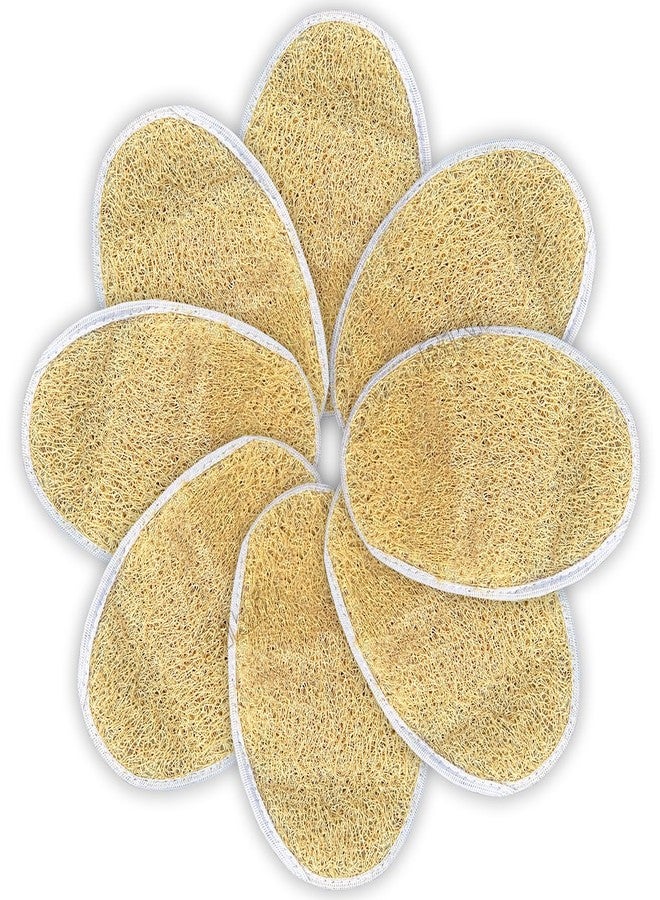 Bikli 100% Natural Loofah Body Scrubber, Eco-Friendly & Compostable Exfoliating Bath Sponge for Shower, Zero Waste Luffa (Pack of 8) - Image 1