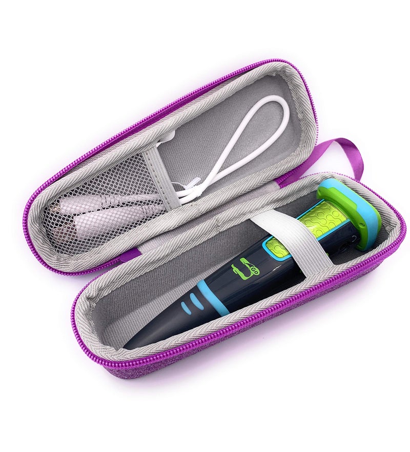 xcivi Hard Carrying EVA Case for Leapfrog LeapStart Go System and LeapReader Reading and Writing System Smartpen(Purple) - Image 1