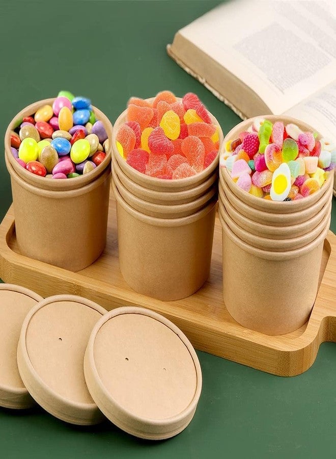 BALDCC 50 Pack Disposable Paper Soup Containers with Lids, 12 Oz Disposable Paper Soup Bowls with Lid, Paper Ice Cream Cups, Soup to go containers for Storing Food in the Refrigerator or Carrying Out - Image 5