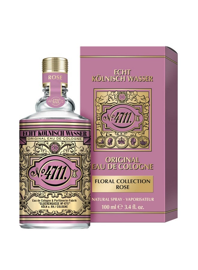 4711 Floral Collection Rose Eau de Cologne - 100ml (For Men & Women) - Image 2