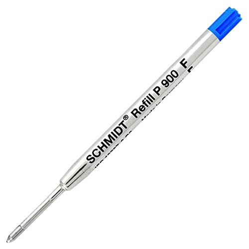 Schmidt 6 Pack - Blue-P900-Fine Tip Schmidt Parker Style Ballpoint Refill - Image 4