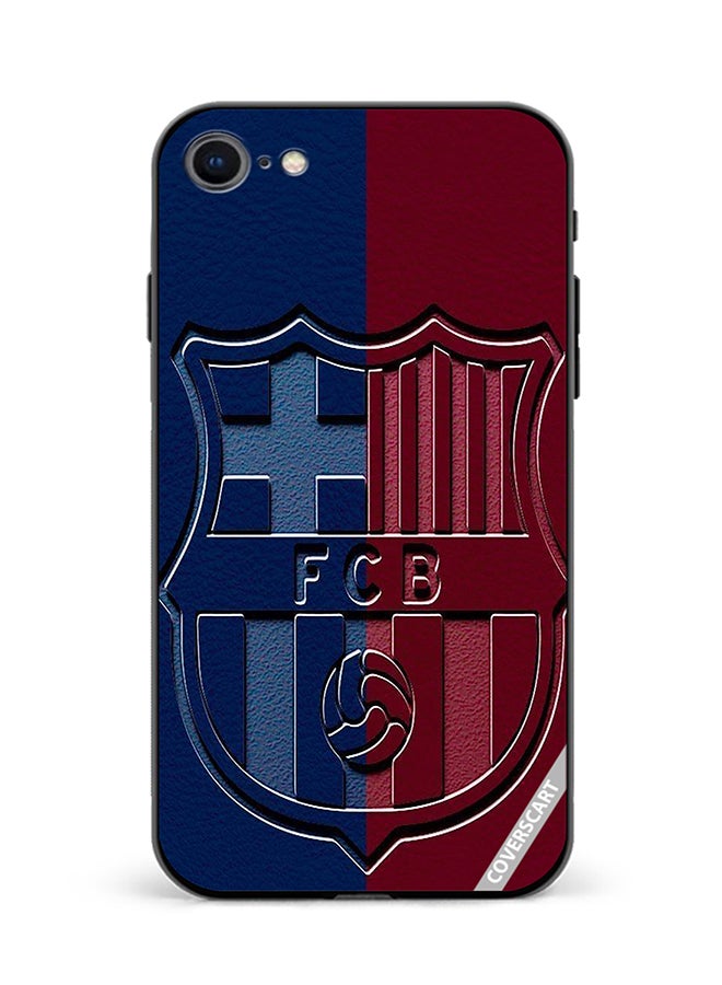 Protective Case Cover For Apple iPhone SE 2022 Fcb Design Multicolour