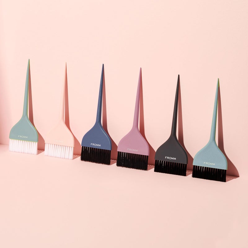 Fromm Color Studio 2-7/8" Firm Color Brush 2-Pack for Hair Stylist with Blunt Tips for All Over Color, Highlights, and Root Touch Ups for for Thick, Curly, and Coarse Hair - Image 4