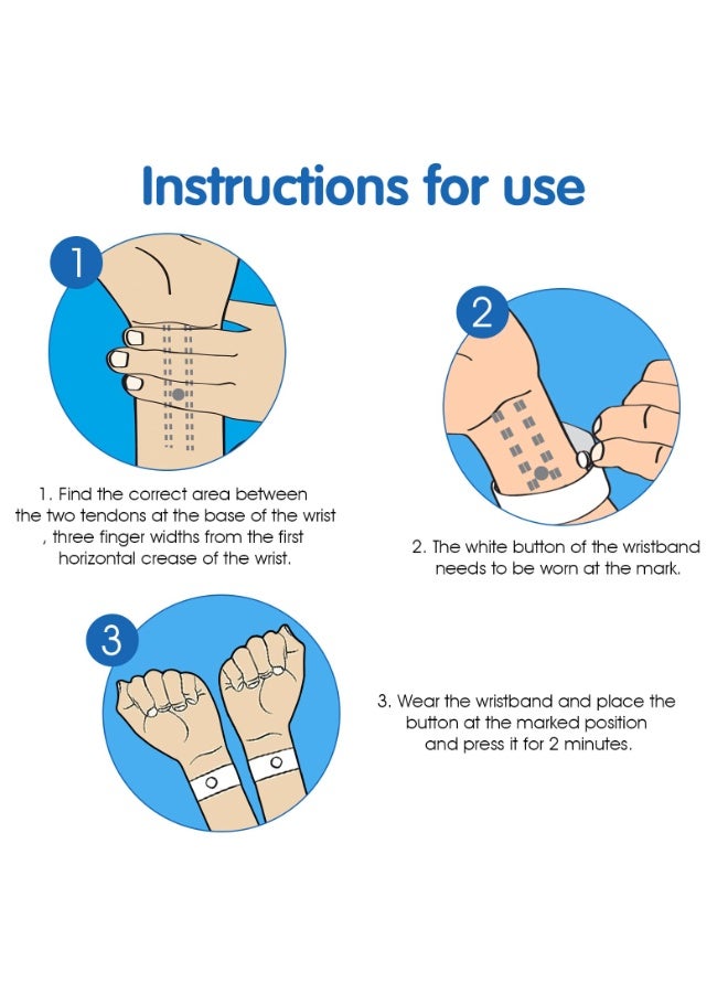 Winner Motion Sickness Relief Bands, 6pcs Motion Travel Sickness Wristbands Natural Acupressure Nausea Relief Wristband for Pregnancy Morning Car Sea Flying Trip Dizziness Anxiety - Image 3