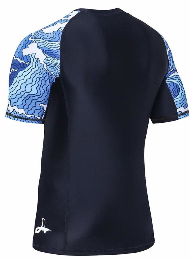 LAFROI Men's Short Sleeve UPF 50+ Baselayer Performance Compression Shirt Rash Guard-CLY08, Warrior, M - Image 4