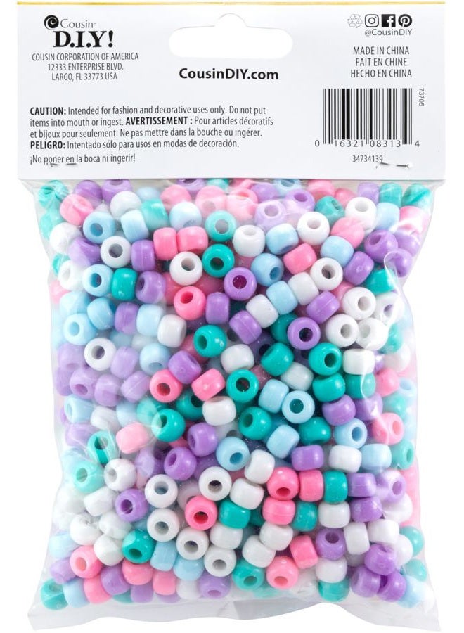 Cousin Pastel Color Mix Pony Bead Fun Pack - Image 2
