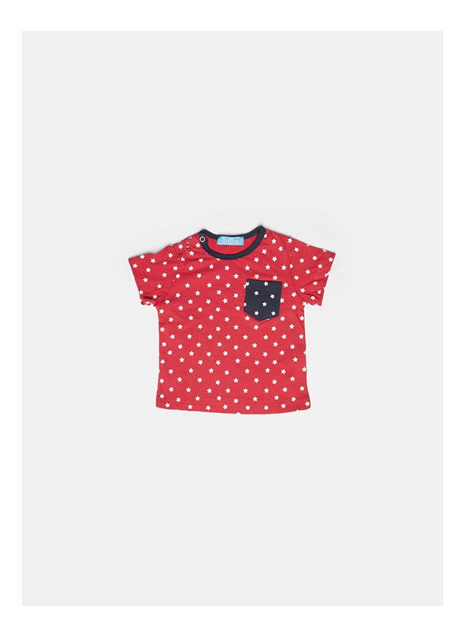 milou - Polka Dot Round Short Sleeve T-Shirt - Image 1