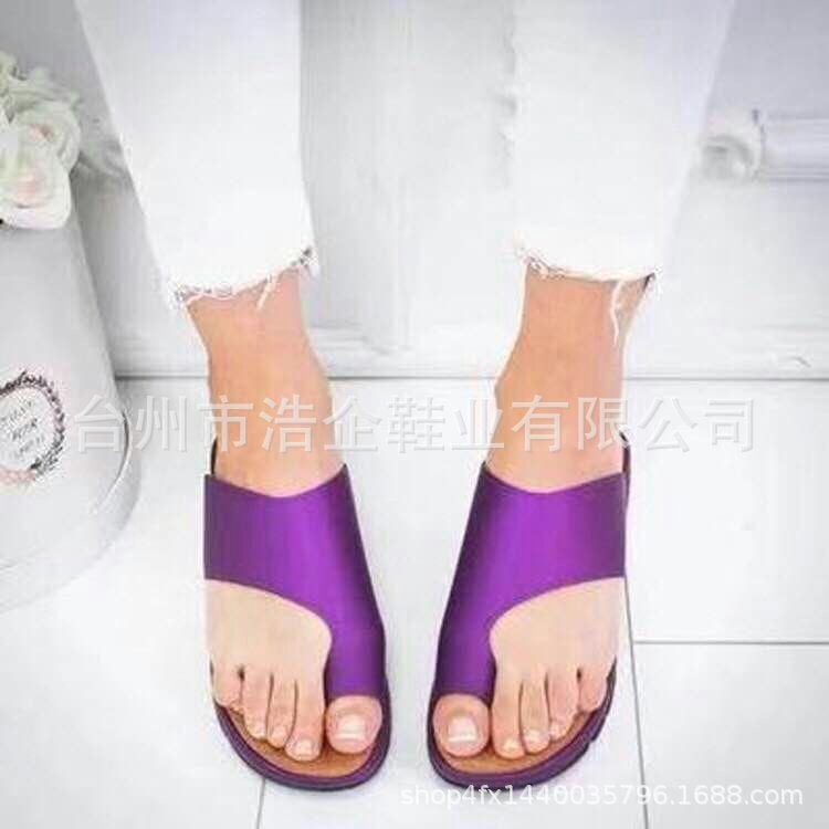 Large Size Sandals Women'S Spring And Solid Color Women'S Toe Sandals Wish - Image 1