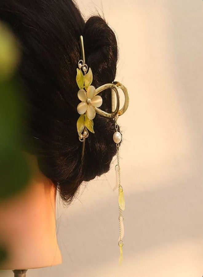 Calyrex Claw Clips, Hair Clip Hair Claw, Large Metal Hair Clips, Flower Claw Clip Hair Accessories for Women, Hair Claw Clips for Thin Thick Hair - Image 5