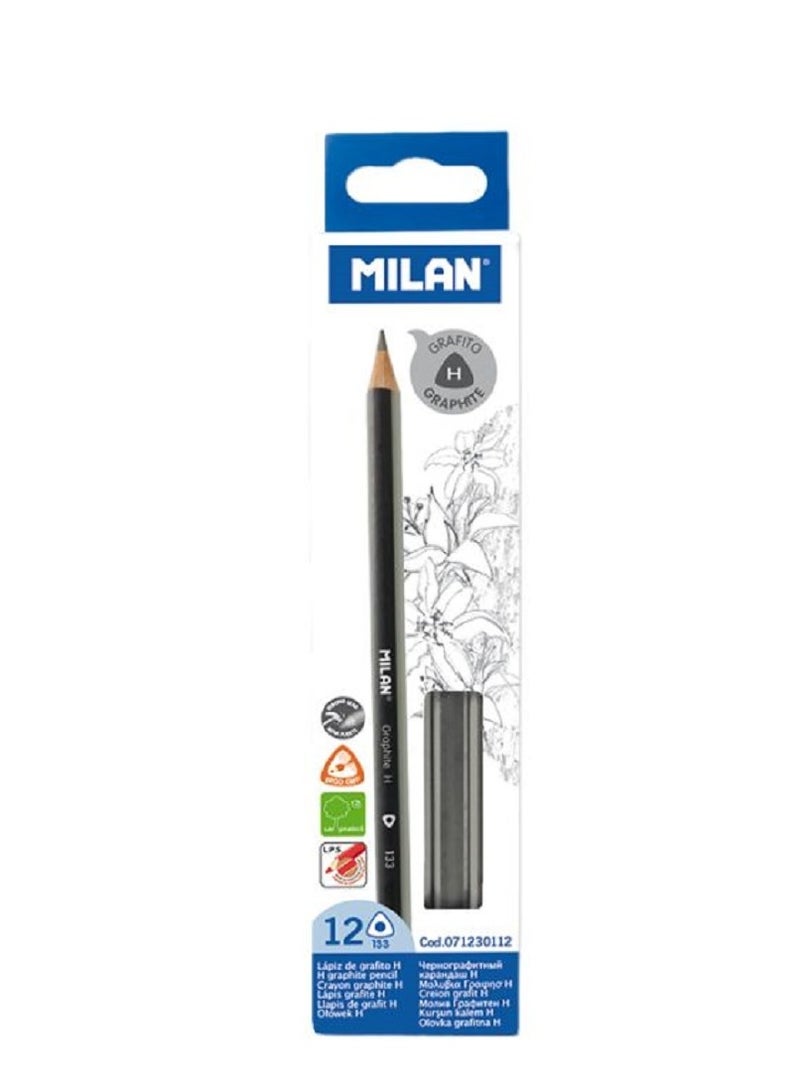 Milan Pencil Graphite 2B Box of 36 pieces - Image 1