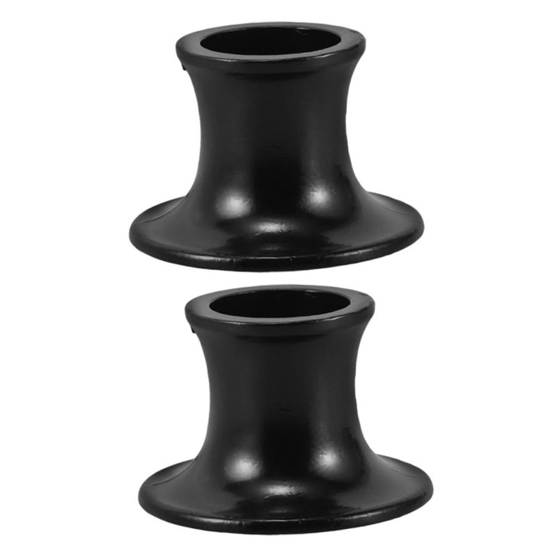 2 Pcs Alloy Razor And Shaving Brush Holder Stand With Metal Base For Men Vintage Bathroom Storage - Image 2