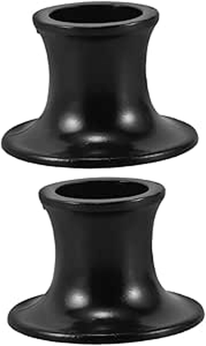 2 Pcs Alloy Razor And Shaving Brush Holder Stand With Metal Base For Men Vintage Bathroom Storage - Image 1