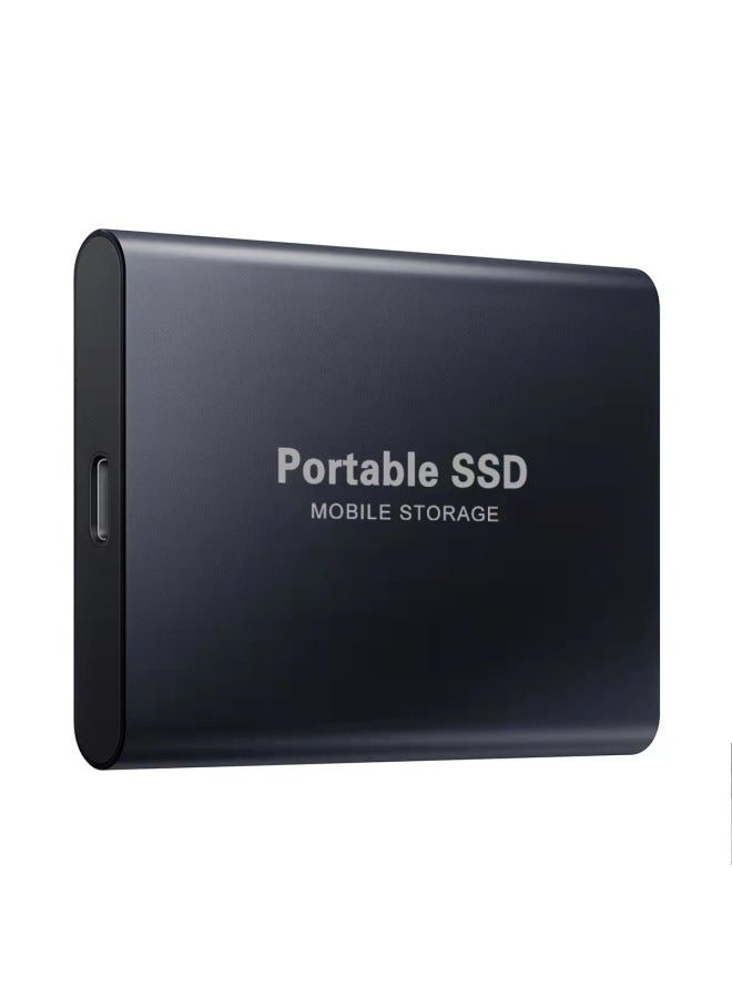 High Capacity Ssd Mobile Solid State Drive 2tb1tb Metal Usb3.0 Portable External State Drive Digital Computer/u Disk/u Disk-Color:T5 Black-Capacity:2t (64g Expansion) - Image 1
