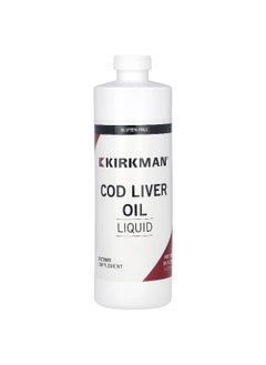 Kirkman Labs Kirkman Labs, Cod Liver Oil Liquid, 16 fl oz (473 ml)  - Image 1