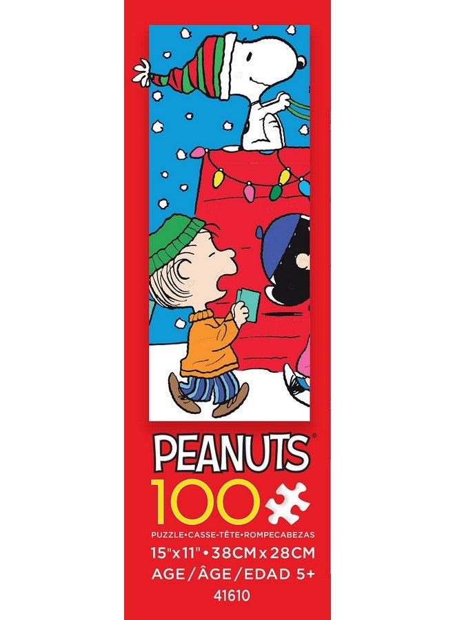 Ceaco Peanuts Holiday Snoopy And The Singers 100 Piece Jigsaw Puzzle - Image 5
