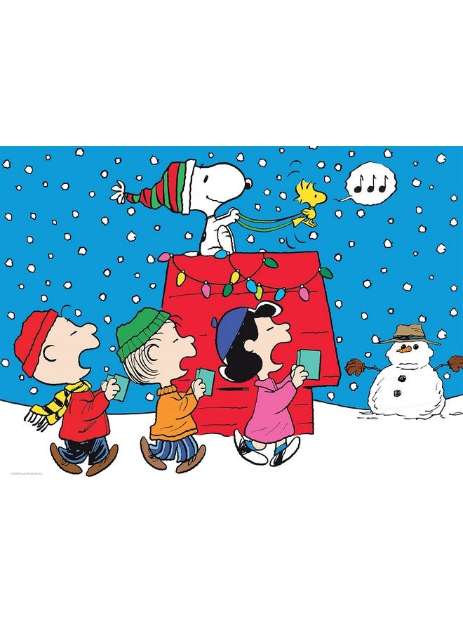 Ceaco Peanuts Holiday Snoopy And The Singers 100 Piece Jigsaw Puzzle - Image 2