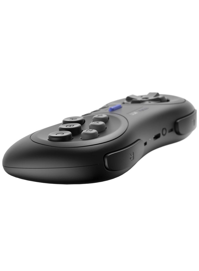 8Bitdo M30 Bluetooth Controller for Switch, Windows and Android, 6-Button Layout for SEGA’s Classic Games (Black) - Image 2