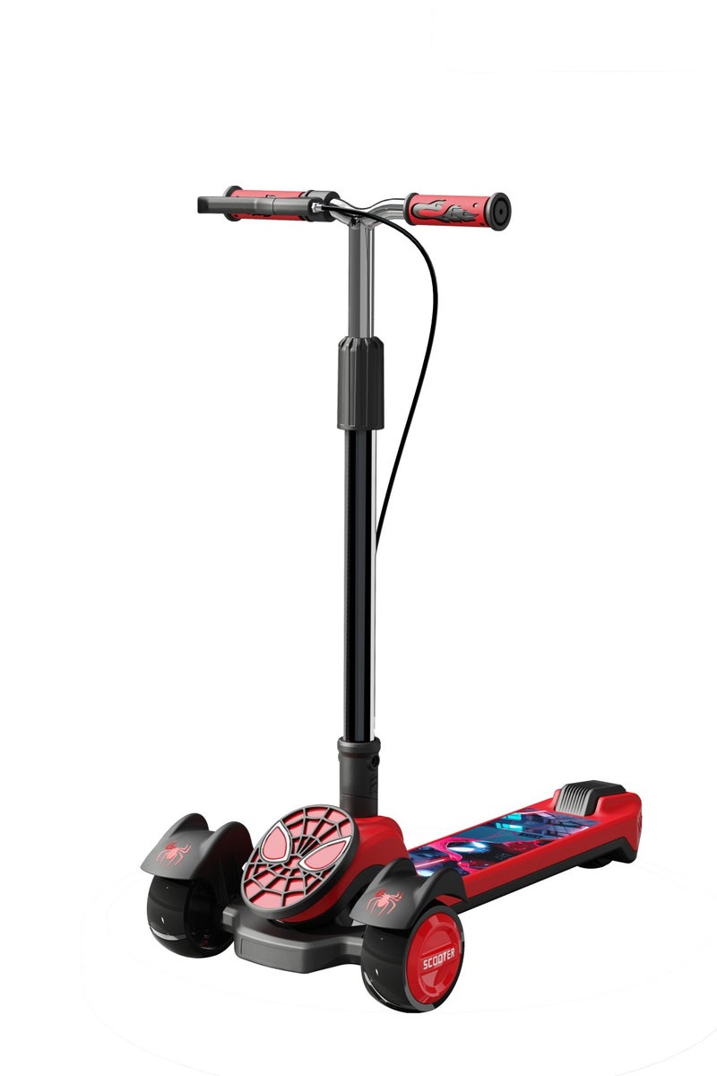 Spider-Hero Kids Scooter with 3 Wheels – Safe, Foldable & Lightweight Ride for Boys & Girls Ages 3 to 10 – Durable Frame, Wide Deck, and Ergonomic Handlebar – Ideal for Outdoor Play, Skill Development, and Everyday Adventures – Superhero Design for Confident Riding - Image 3