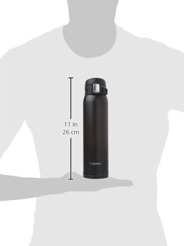 Zojirushi كوب زويوروشي من الفولاذ المقاوم للصدأ 20 أونصة أسود غير لامع - Image 3