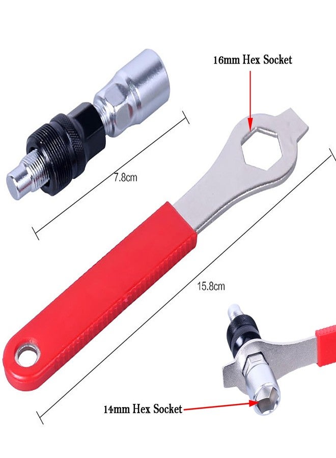 COTOUXKER Bike Bottom Bracket Removal Tool, Bicycle Crank Remover, Bike Crank Puller for Bike Repair Maintenance - Image 3
