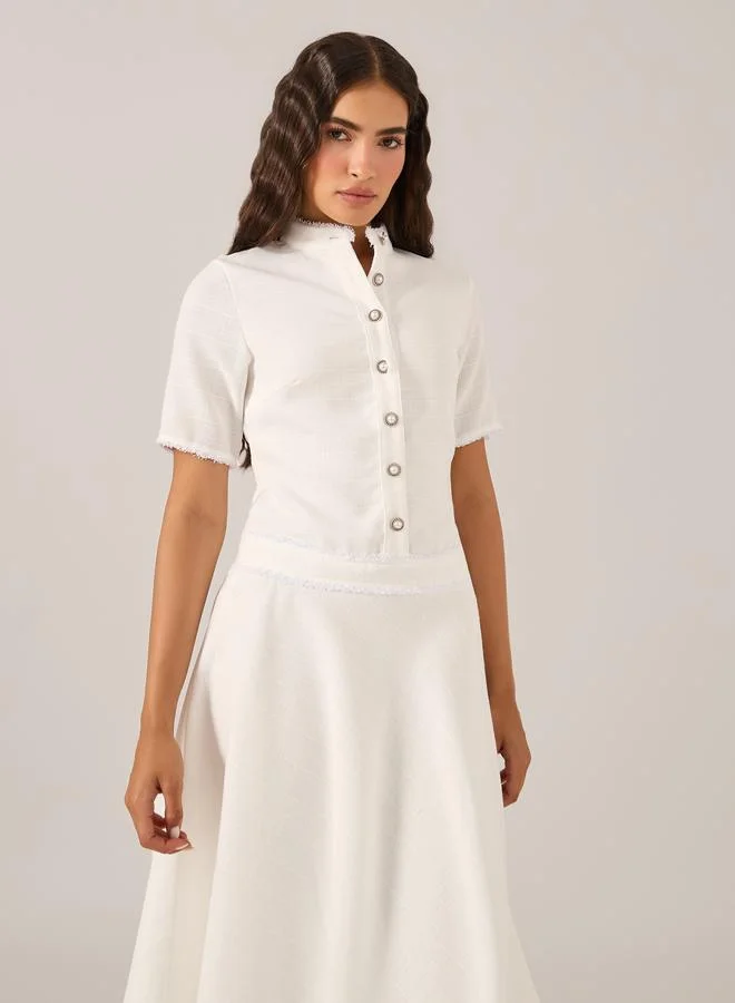 Styli A-Line Midi Dress