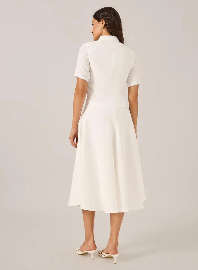 Styli A-Line Midi Dress