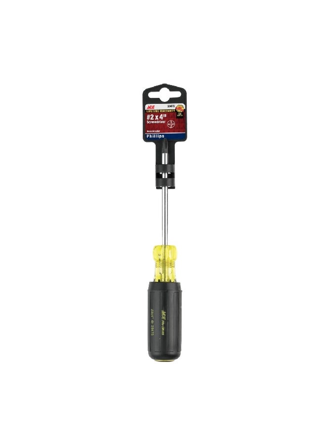 ACE Phillips Screwdriver Multicolor 2 x 4 Inch 20476AHT 