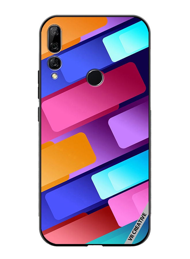 VR CREATIVE Protective Case Cover For Huawei Y9 Prime 2019 Abstract Design Multicolour - Image 1