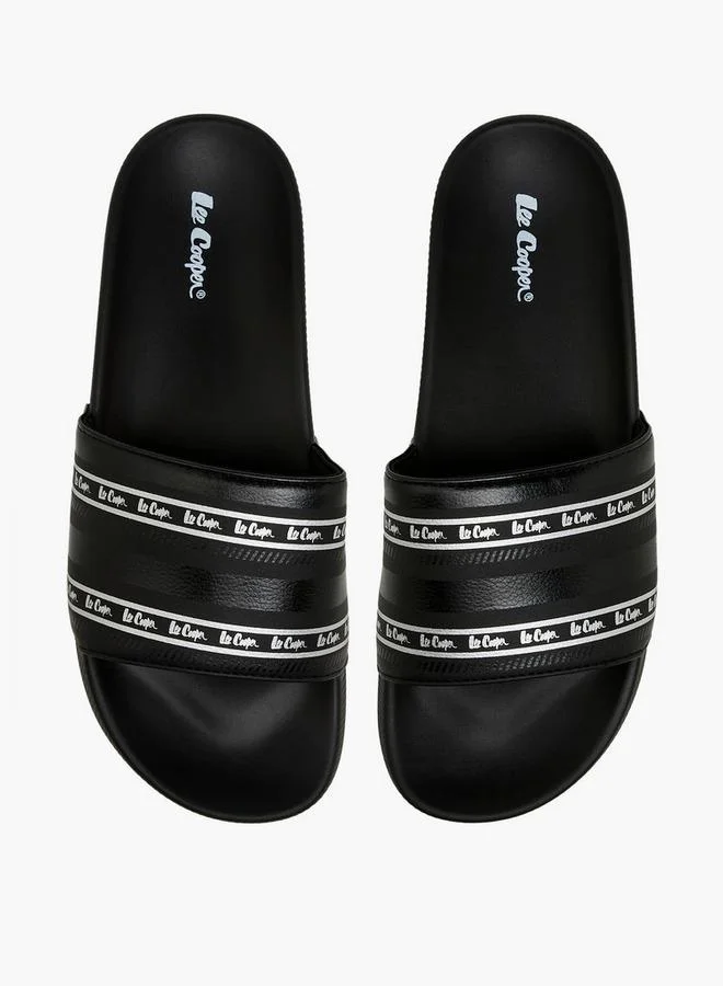 Lee Cooper Men Logo Print Slides