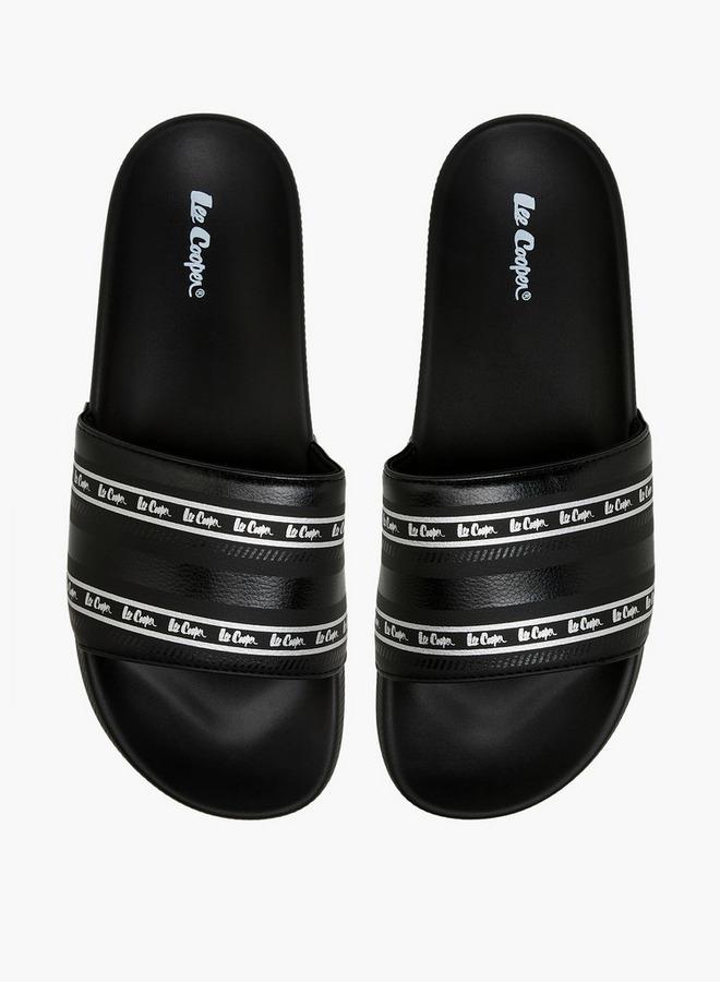 Lee Cooper Men Logo Print Slides - Image 1