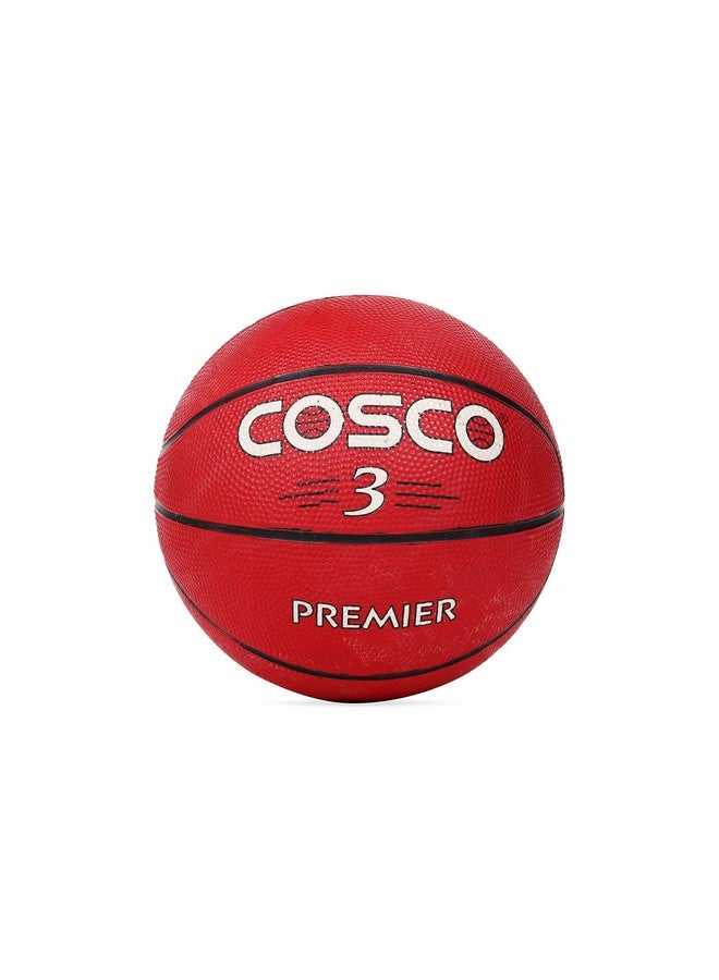 Cosco Premier Leather Basketball (Multicolour, Size 3) - Image 1