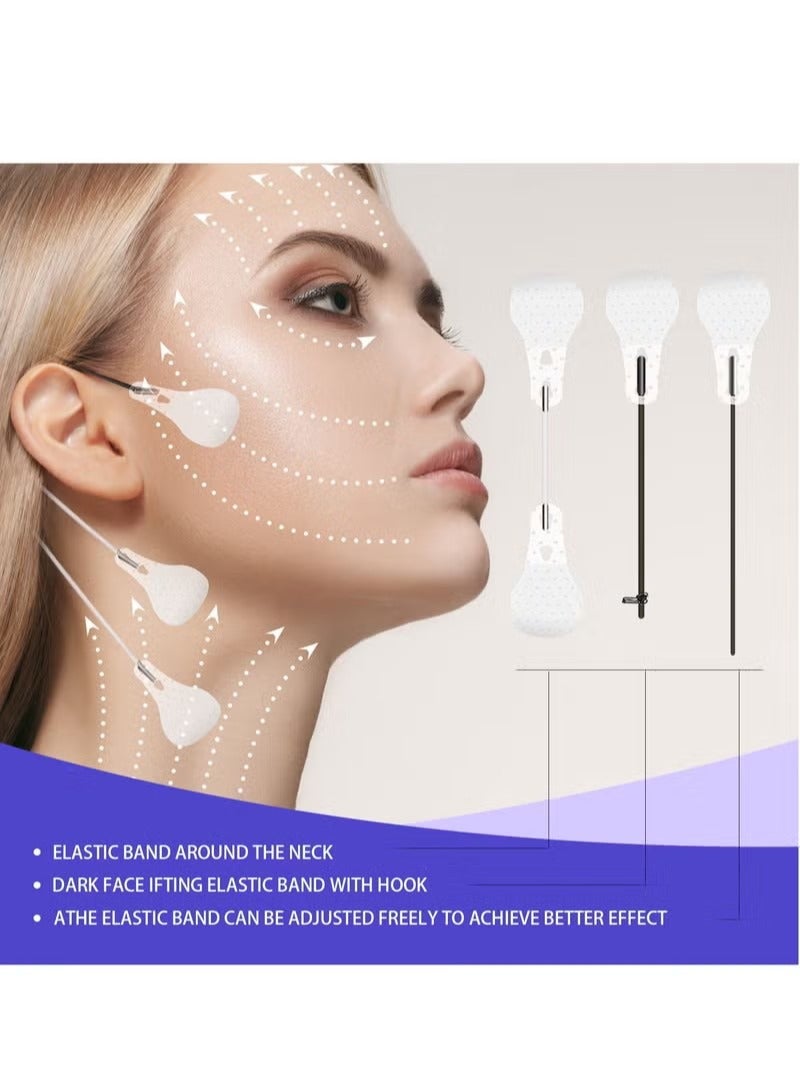 مايلمي ملصق شد الوجه 60 قطعة V-line أشرطة رفع الوجه الوجه والرقبة رفع التصحيح لثبات V الوجه منع ترهل البرق - Image 4