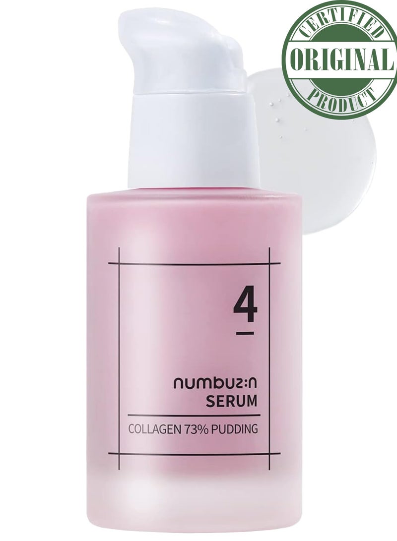 NUMBUZIN No. 4 Collagen 73% Pudding Serum - Hydrating Anti-Aging Formula, 1.69 fl oz (50 ml) - Image 2