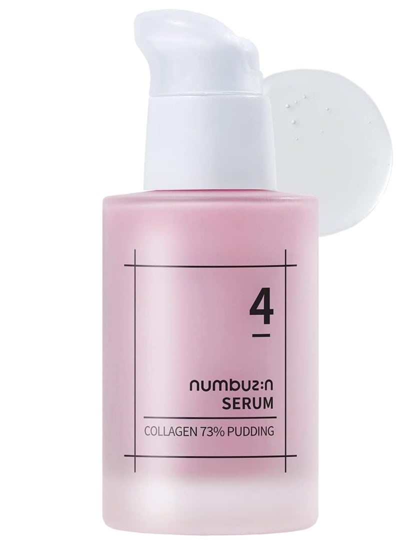 NUMBUZIN No. 4 Collagen 73% Pudding Serum - Hydrating Anti-Aging Formula, 1.69 fl oz (50 ml) - Image 1