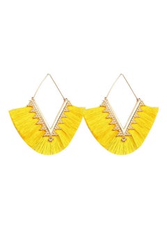 V Tassel Dangle Earrings