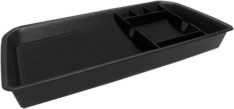 Vesul Interior Dashboard Organizer Compatible with VW Volkswagen Atlas 2018 2019 2020 2021 2022 2023 Phone Holder Tray Storage Box Divider Insert Organizer ABS Glove Pallet(Black) - Image 5