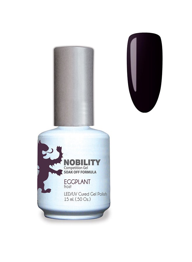 Lechat Gel Nail Polish 15 ml, Long Lasting, Chip Resistant, Requires Drying Under UV Led Lamp Eggplant Nbgp38