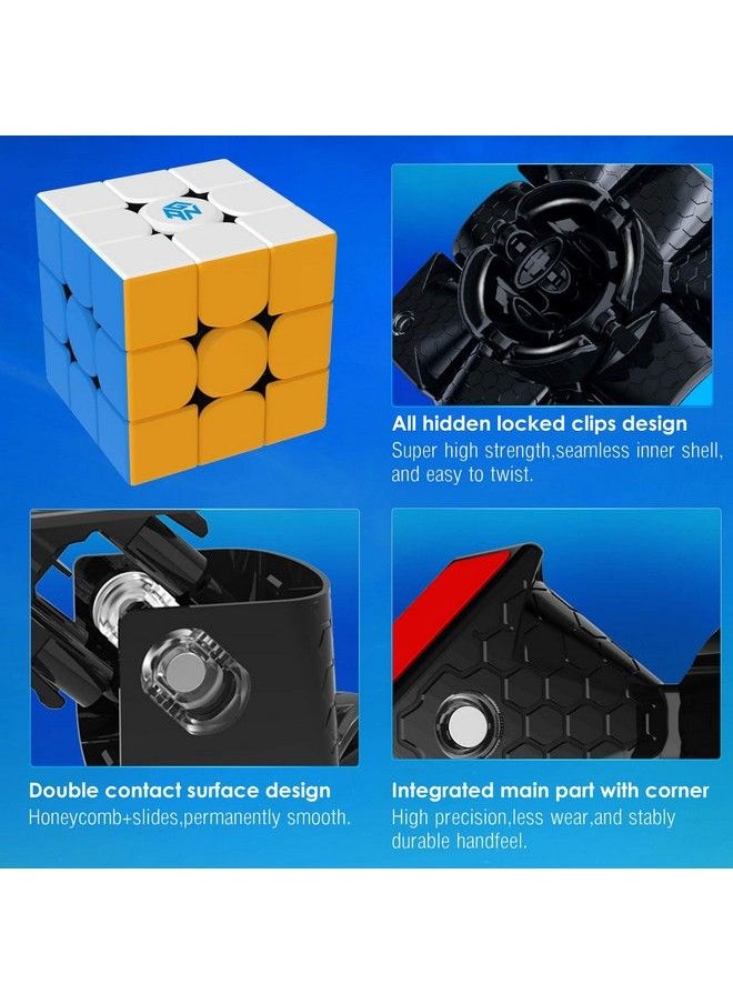 LotFancy - Gan 356 X S 3X3 Magnetic Speed Cube, Stickerless Magic Cube, Gans 356Xs Puzzle Cube For Skilled Person, Easter Basket Stuffers - Image 1