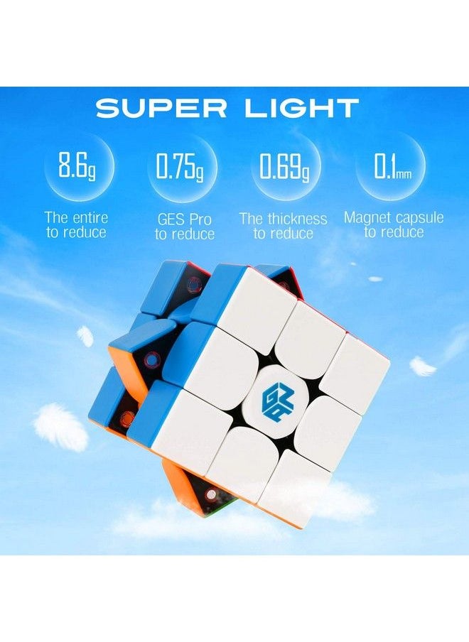 LotFancy - Gan 356 X S 3X3 Magnetic Speed Cube, Stickerless Magic Cube, Gans 356Xs Puzzle Cube For Skilled Person, Easter Basket Stuffers - Image 1